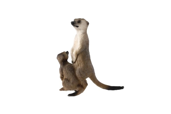 Meerkat with Baby Figurine