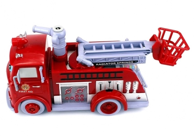 Interactive Bubble Fire Truck Toy