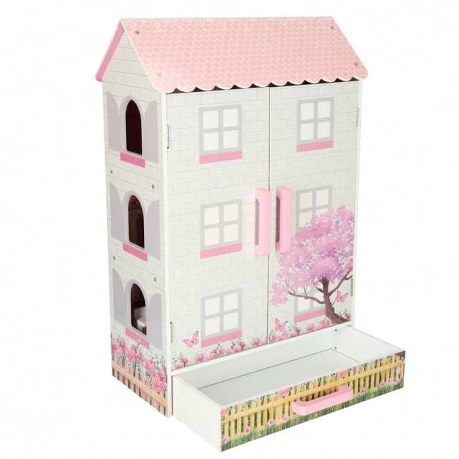 Maison de poupées en bois Lulilo Papilio rose 80cm