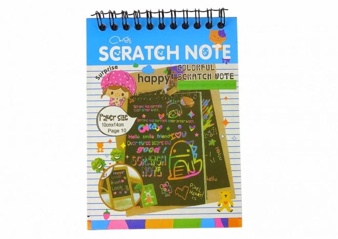 Scratch Note for Children Blue