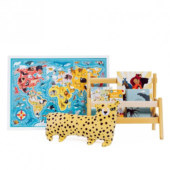 World Map Animal Puzzle 60 Pieces