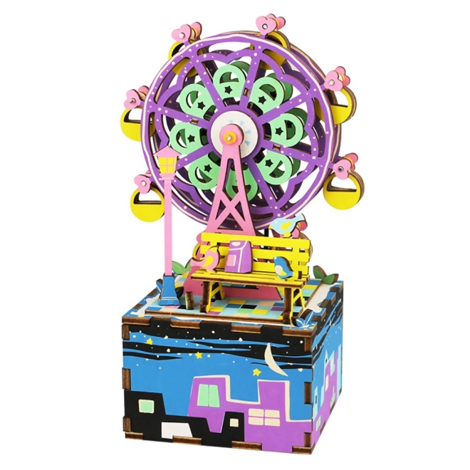 Robotic 3D Puzzle Carousel Music Box