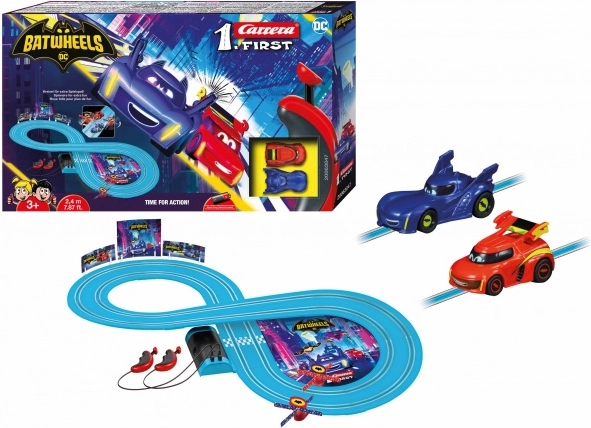 Pista Carrera First Batwheels 2,4 m per bambini