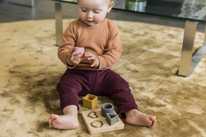 Silicone Bamboo Puzzle for Toddlers