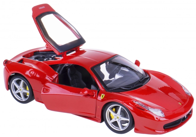 Die-cast Ferrari 458 Italia Red Model