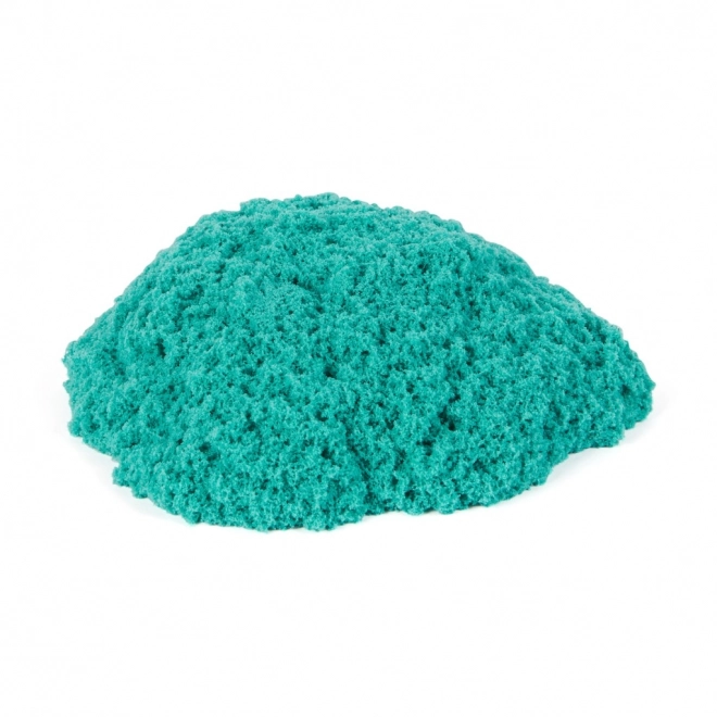 Kinetic Sand Castle Mold with Blue-Green Sand