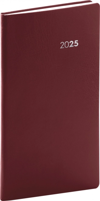 Pocket Planner Balacron Bordeaux 2025