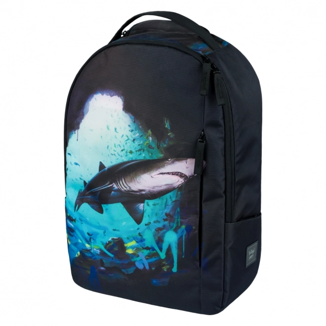 Backpack with Shark Design by Lukero