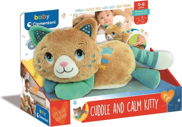 Morfeusz purring cat Clementoni – soothing plush for falling asleep