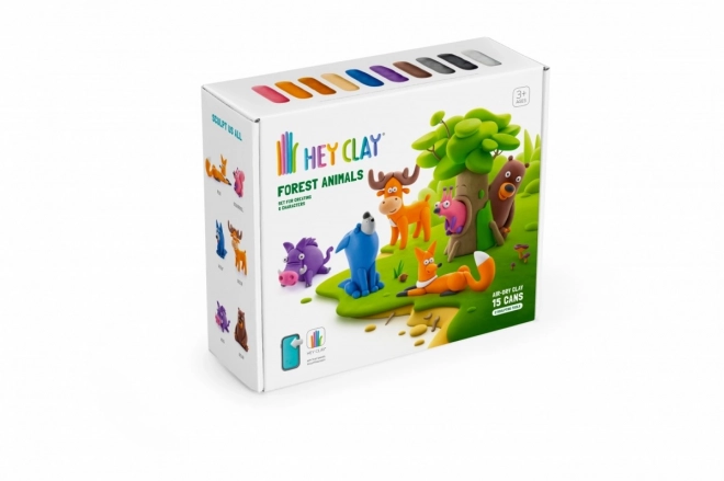 Hey Clay Forest Animals Modeling Clay Set