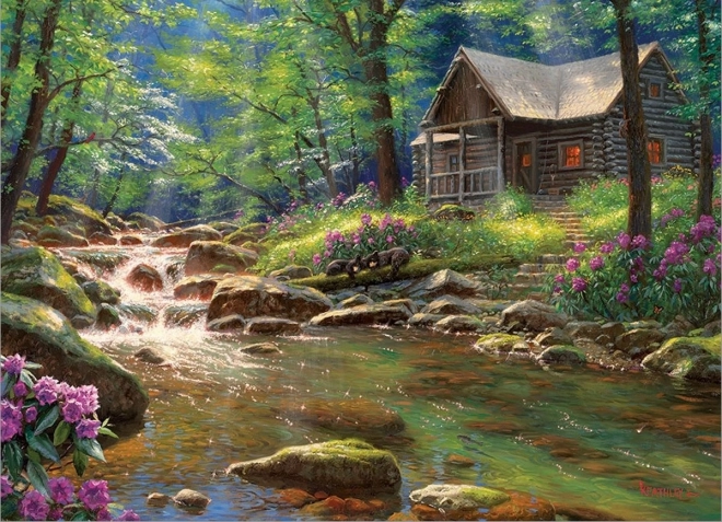 Cobble Hill Fishing Cabin Puzzle 1000 Pieces