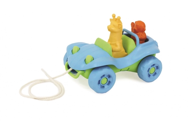 Green Toys Pull Along Car Blue