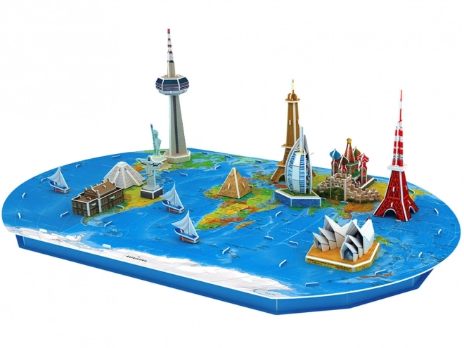 3D Puzzle Earth World Map