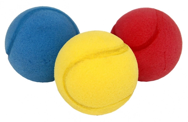 Soft Foam Tennis Balls - 7cm Diameter, 3 Pack