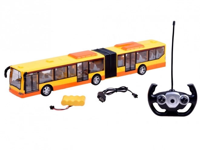 Remote Controlled RC Bus Toy – Yellow