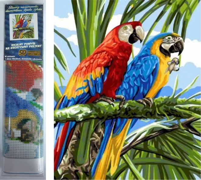 Diamond Mosaic - Parrots