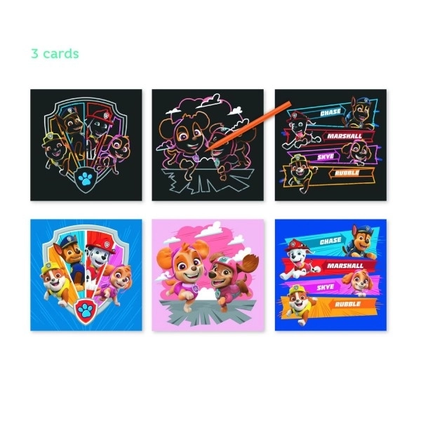 Paw Patrol Color Scratch Art Set