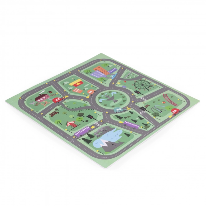 Large Eva Foam Children's Play Mat City Design