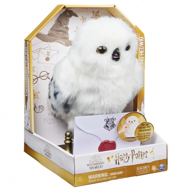 Interactive Hedwig Plush Toy from Wizarding World