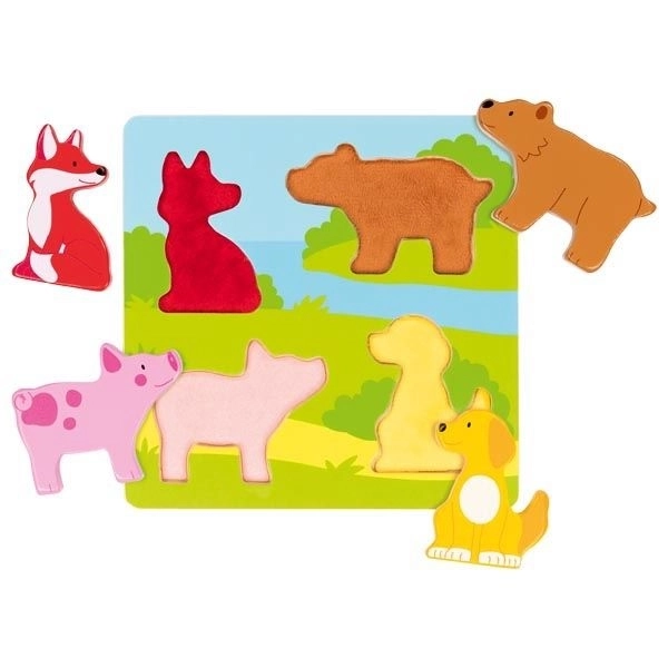 Animal Touch and Feel Puzzle