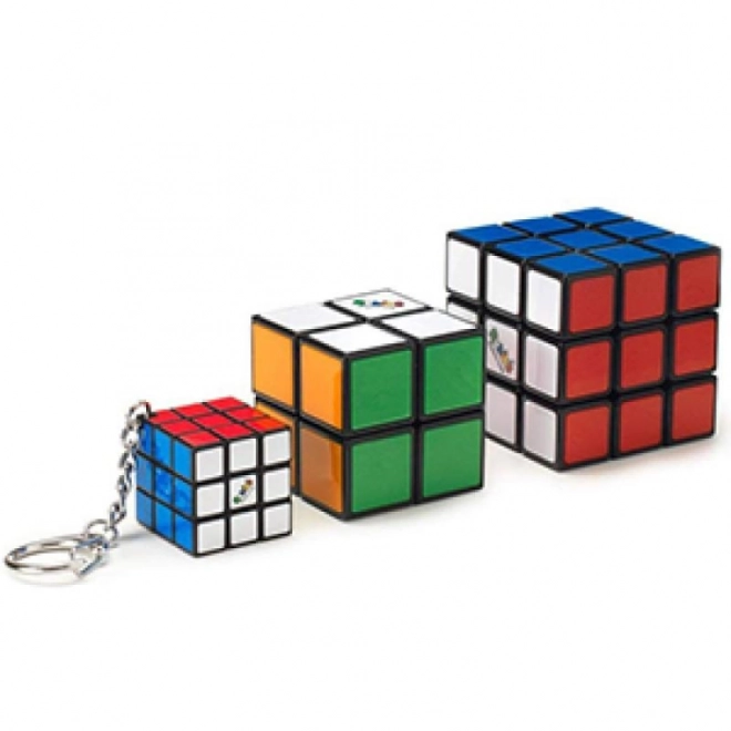 Rubik's Cube Trio Set with Keychain