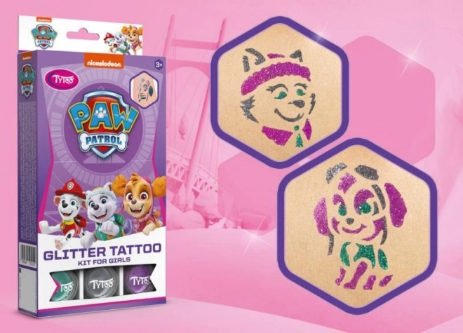 Paw Patrol Glitter Tattoos for Girls