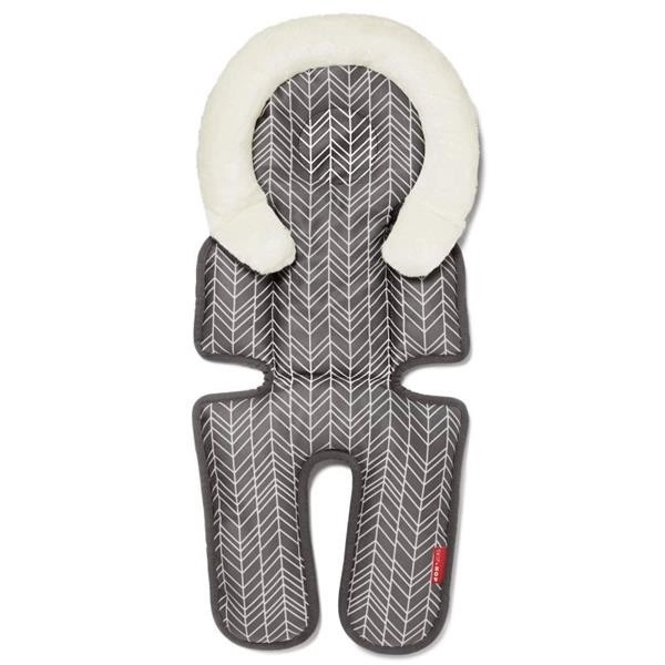 Baby Car Seat Insert Feather Gray