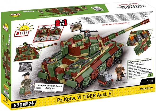 Tiger I Tank Building Blocks Set