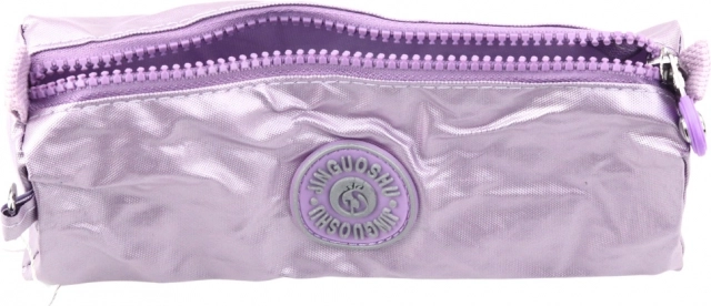 School pouch with one compartment purple