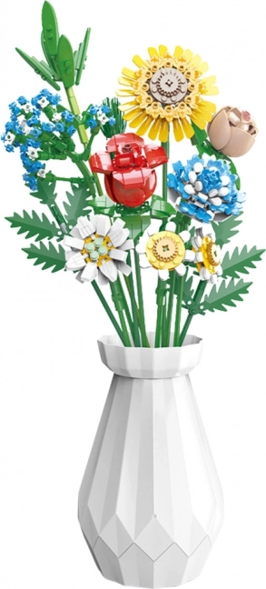 Creatieve Bouwset Bloemenboeket in Vaasje 618st