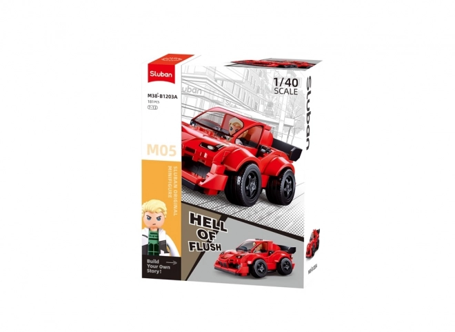 sluban car club building kit