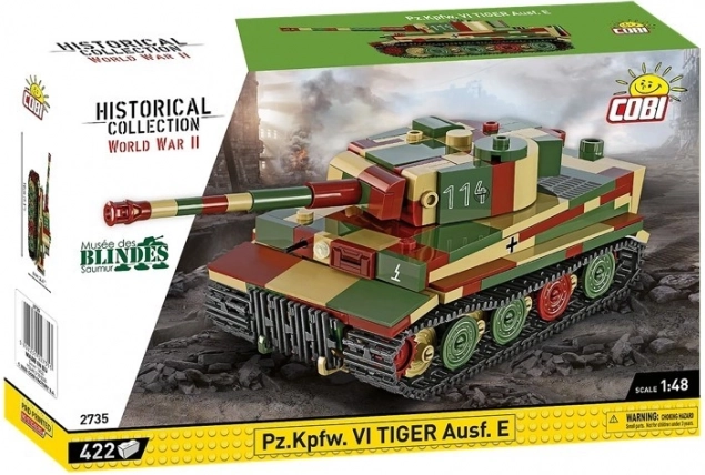 Modello del carro armato Pz.Kpfw. VI Tiger Ausf. E 1:48