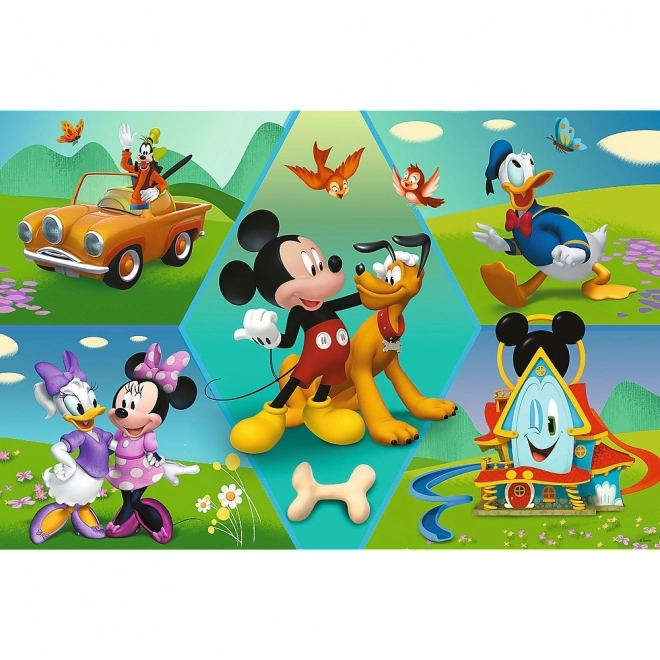 Trefl Puzzle Super Shape XXL Mickey Mouse Fun