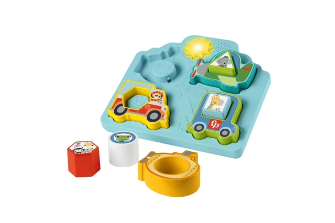 Fisher-Price Vehicles and Shapes Puzzle with Lights and Sounds