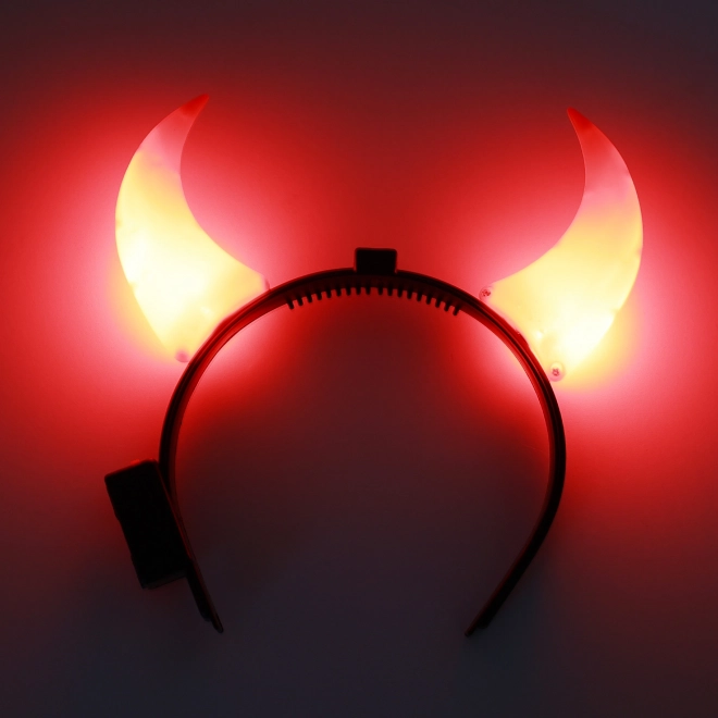 Glowing Devil Horns Headband