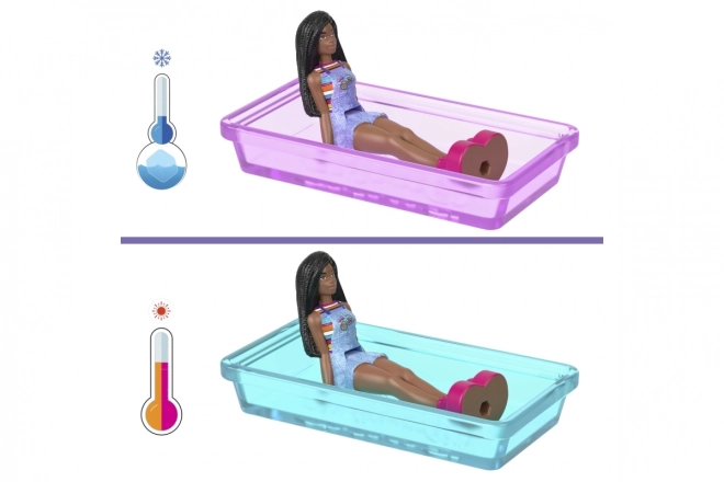 Barbie miniatűr barbieland lakókocsi játékkészlet