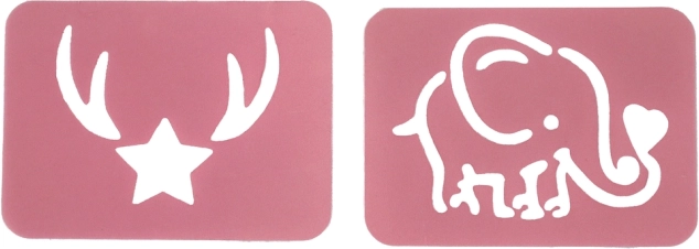 Grandi stencil per una decorazione facile