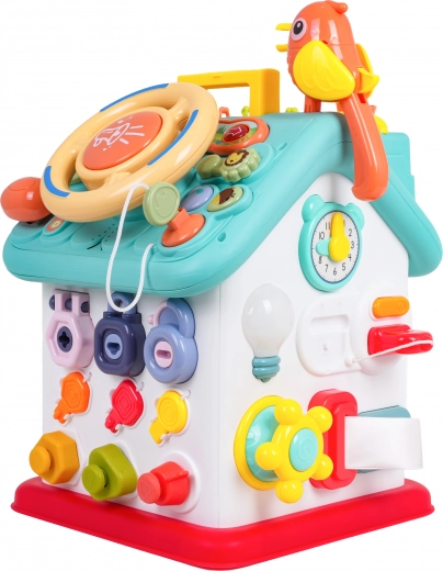 Feature-packed roof: steering wheel, indicators, and starter