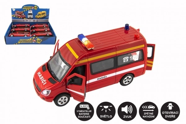 Fire Truck Toy with Lights and Sound