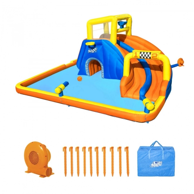 Water Amusement Park BESTWAY for Kids 5+ Slide + Basketball Hoop + Tunnel + Shower