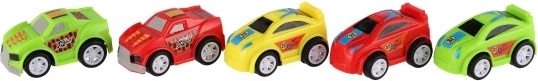 Surprise Ball with Plastic Car 5 cm with Pull-Back