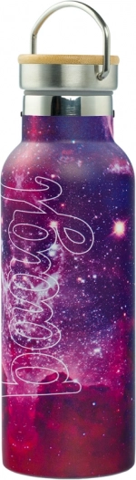 Borraccia termica con tappo in bamboo Galaxy 500 ml