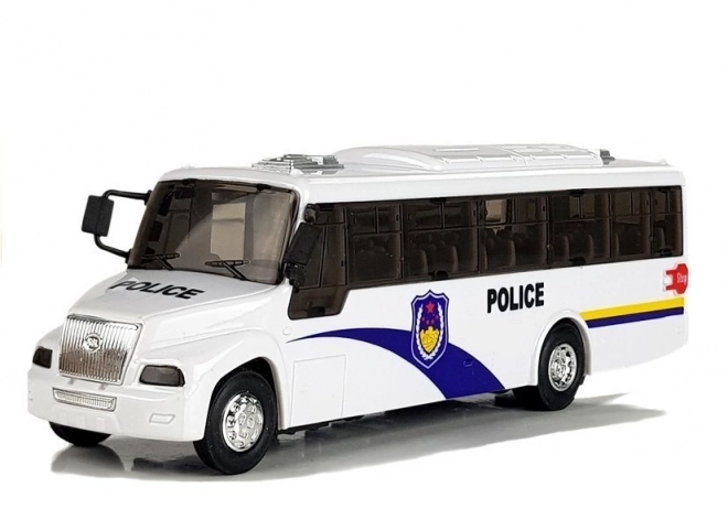 Police Bus Toy Model with Lights