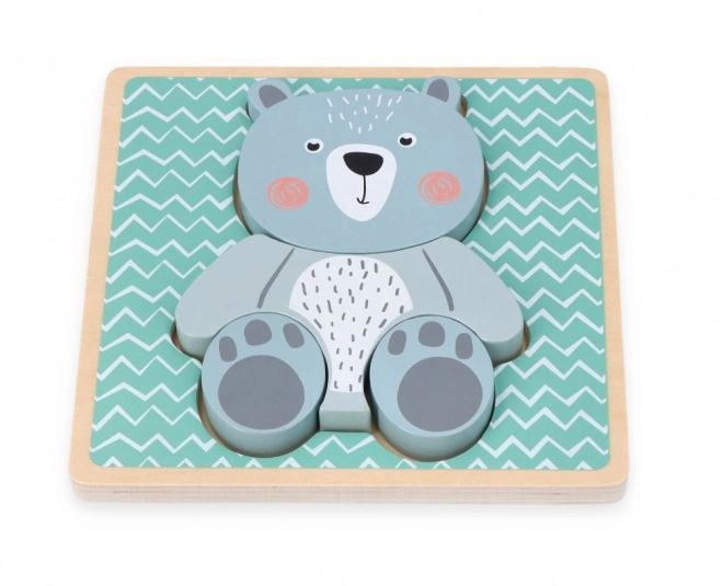 Wooden Puzzle with Bear