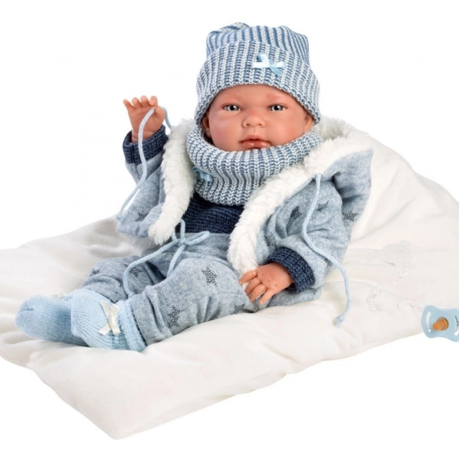 Realistic Baby Doll with All-Vinyl Body - 40 cm