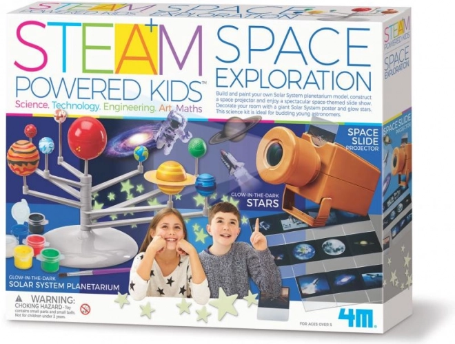 znanstveni komplet 4M STEAM Powered Kids: raziskovanje vesolja