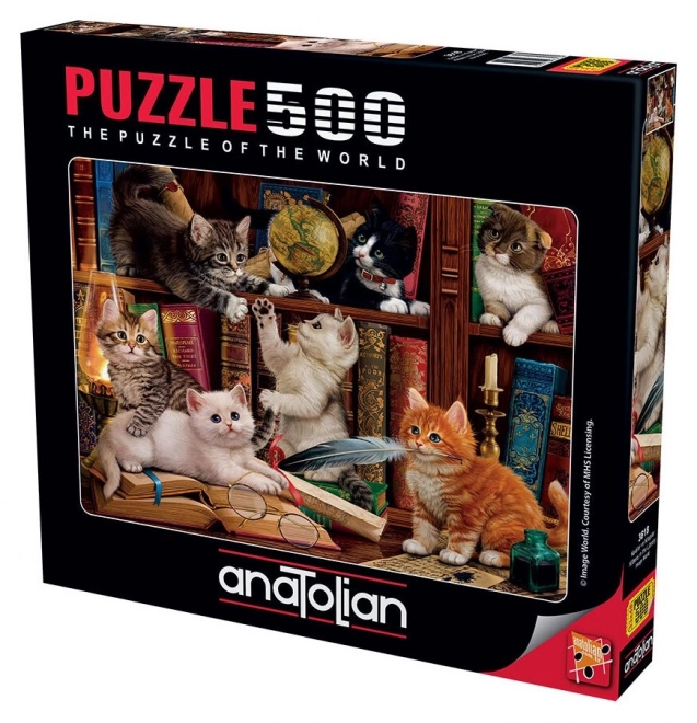 Puzzle Cats in the Library 500 pieces
