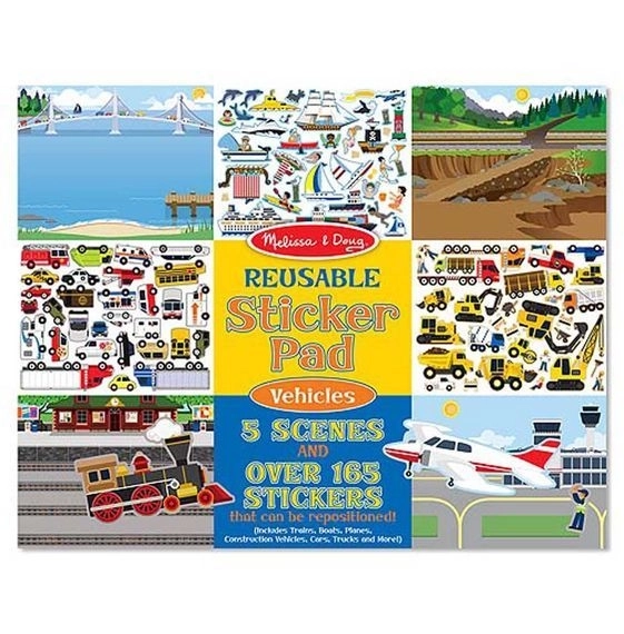 Melissa & Doug Reusable Vehicle Stickers