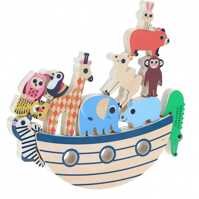 Vilac Balancing Game Noah's Ark with Animals