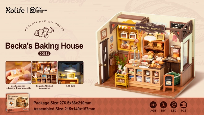 Miniature Dollhouse Bakery by RoboTime